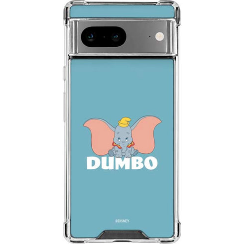 Disney Dumbo Baby Elephant pose Google Pixel 7a Clear Case